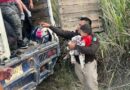 En Tabasco, INM brinda auxilio a 72 personas migrantes que viajaban en el contenedor de un tractocamión